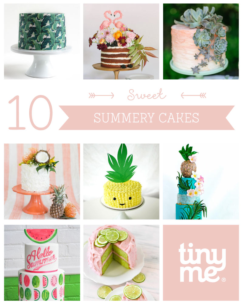 10 Sweet Summery Cakes