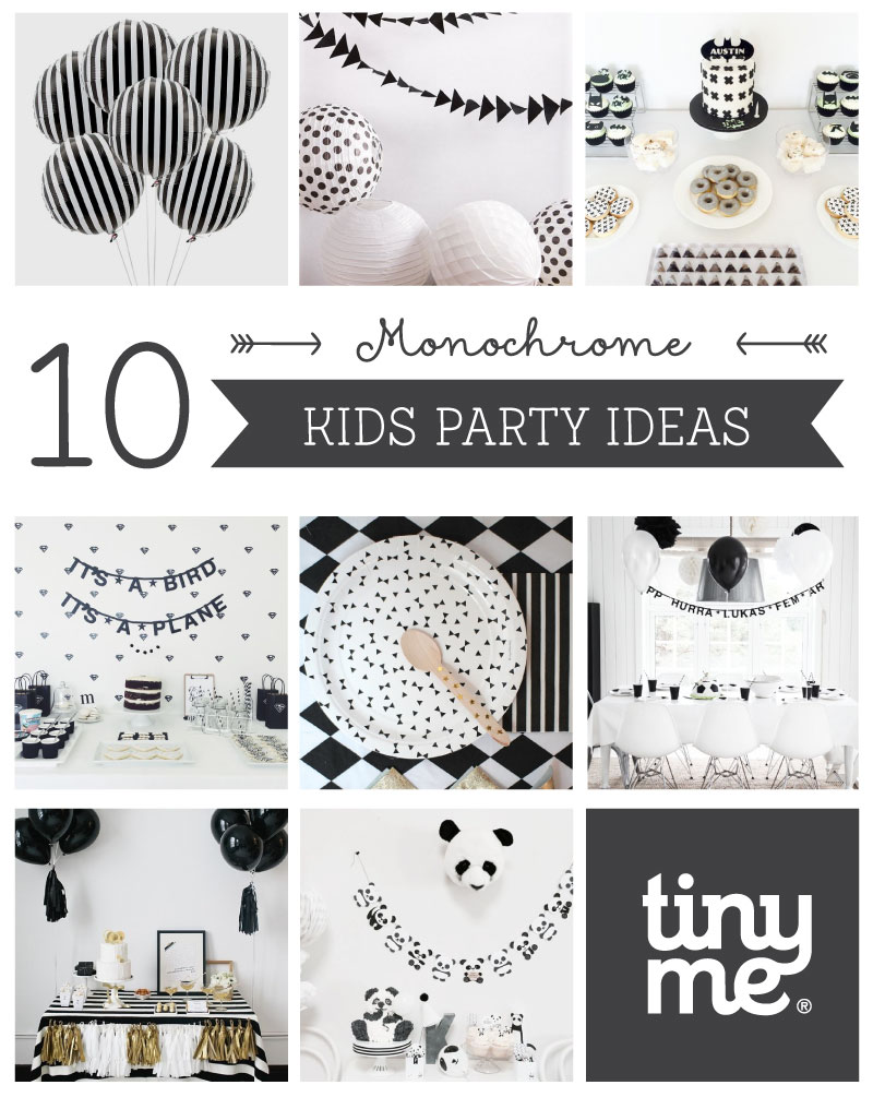 10 Monochrome Party Ideas