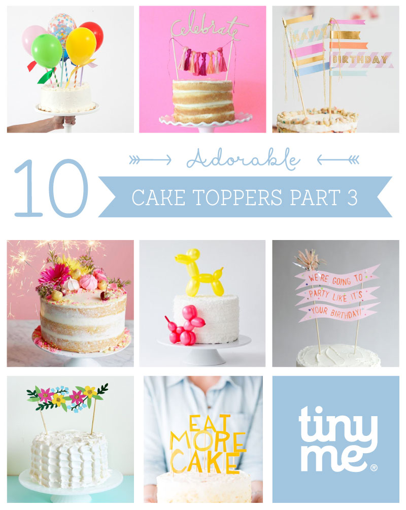 10 Adorable Cake Toppers Part 3