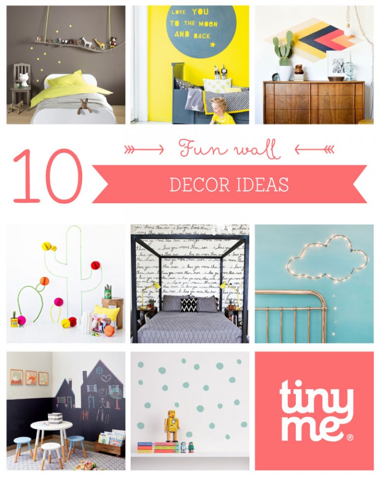10 Fun Wall Decor Ideas Tinyme Blog