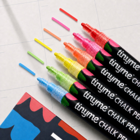 Brights 6-Pack Chalk Markers — Square