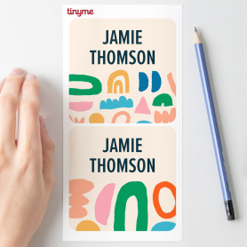 Personalised Large Name Labels