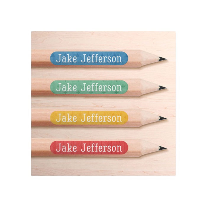 Mini Pencil Name Labels - Tinyme US