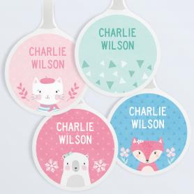 Name labels kids Sticker for Sale by Amamery