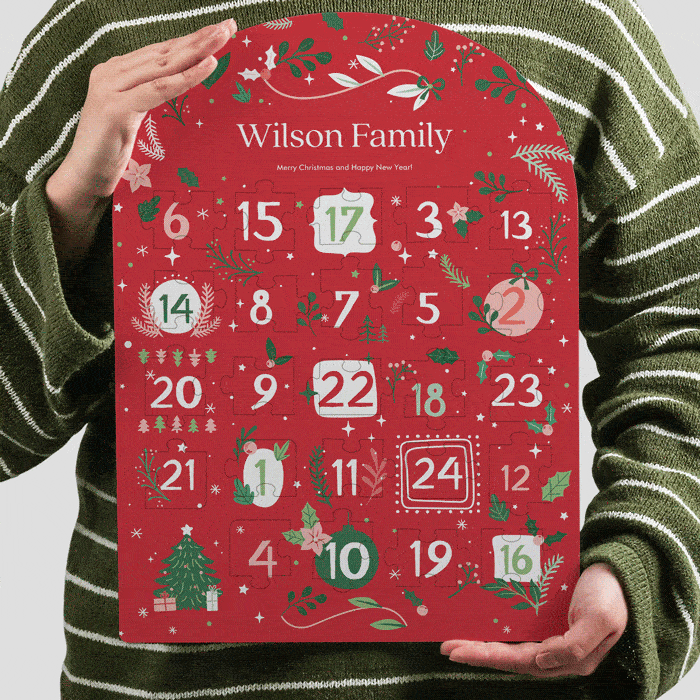 Personalized Advent Calendars Photo Advent Calendars Wooden Advent