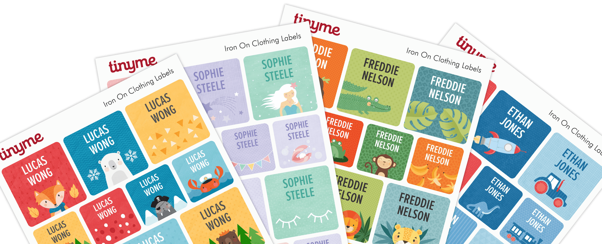 Iron On Clothing Labels - Tinyme US