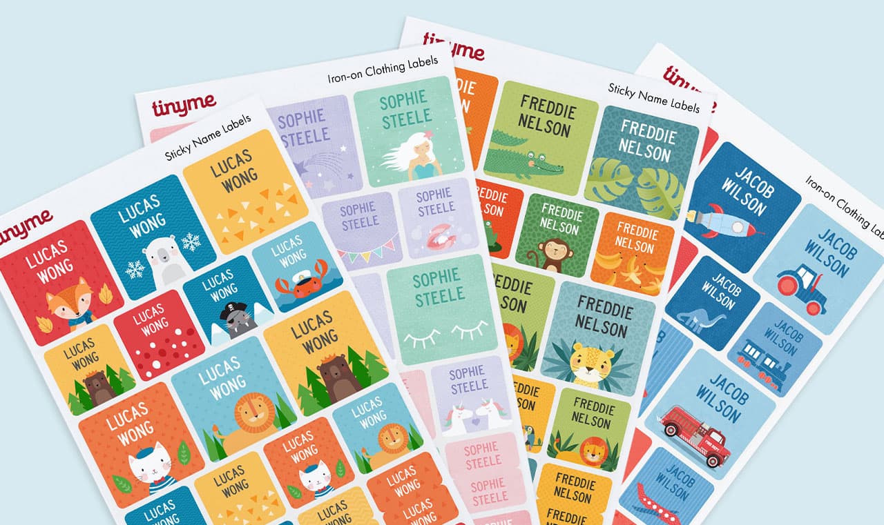 Center labels for daycare