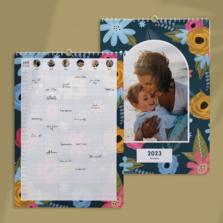 Calendars personalised clearance