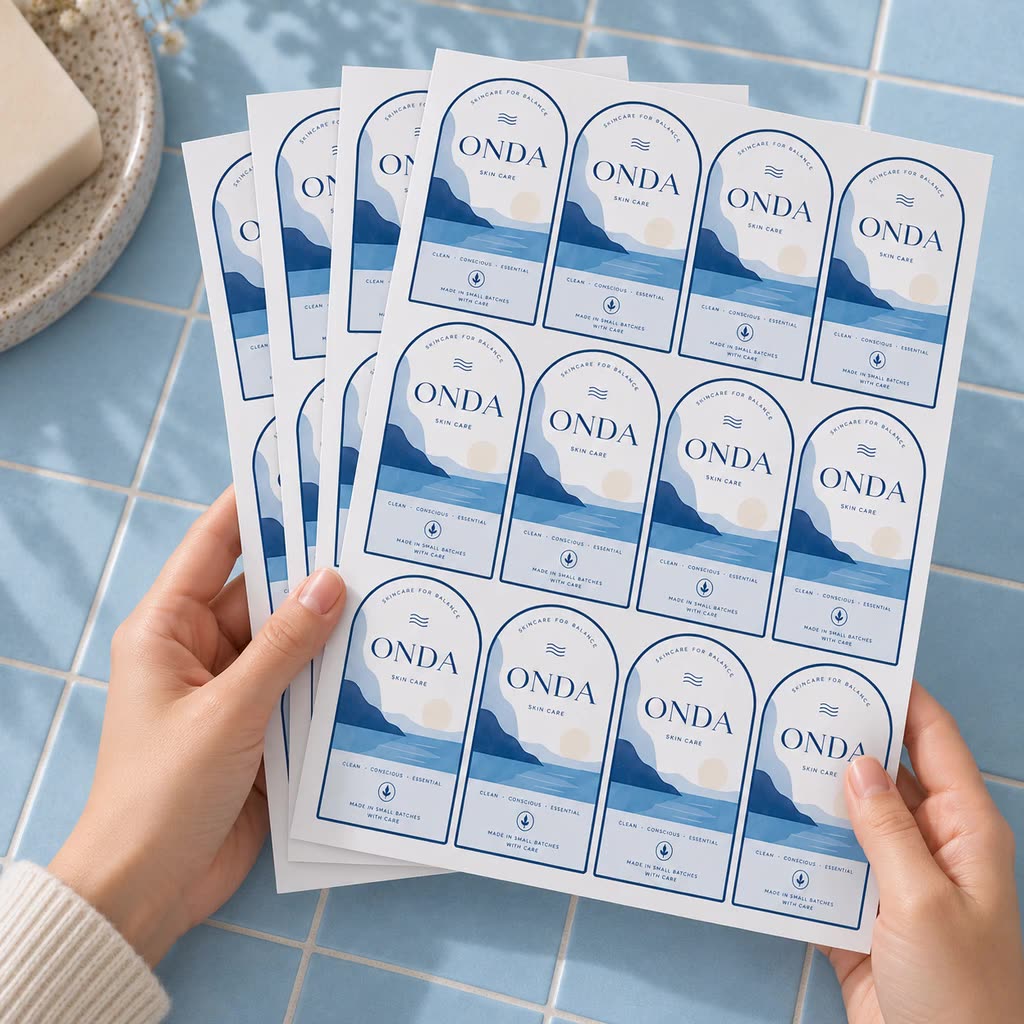 Sticker sheets and die cut stickers product formats